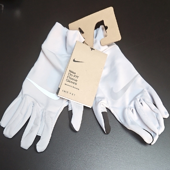 NWT Nike Dri-FIT Fleece Womans Running Gloves Sz. XS/S Touch Screen Gripper - Picture 1 of 7
